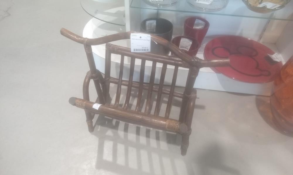PORTE REVUE ROTIN RUSTIQUE