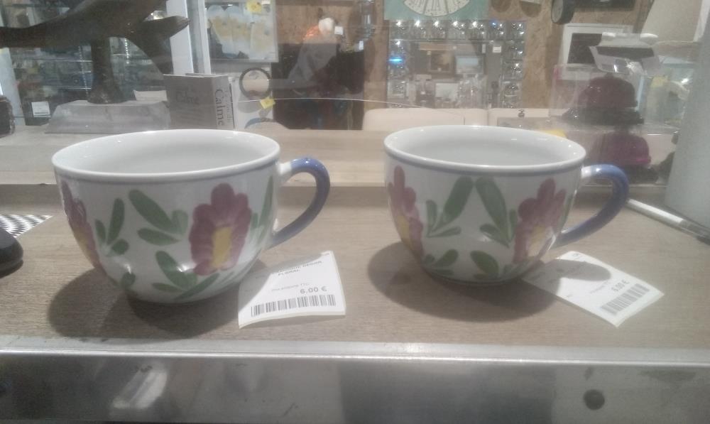 BOL CERAMIQUE DECOR FLORAL