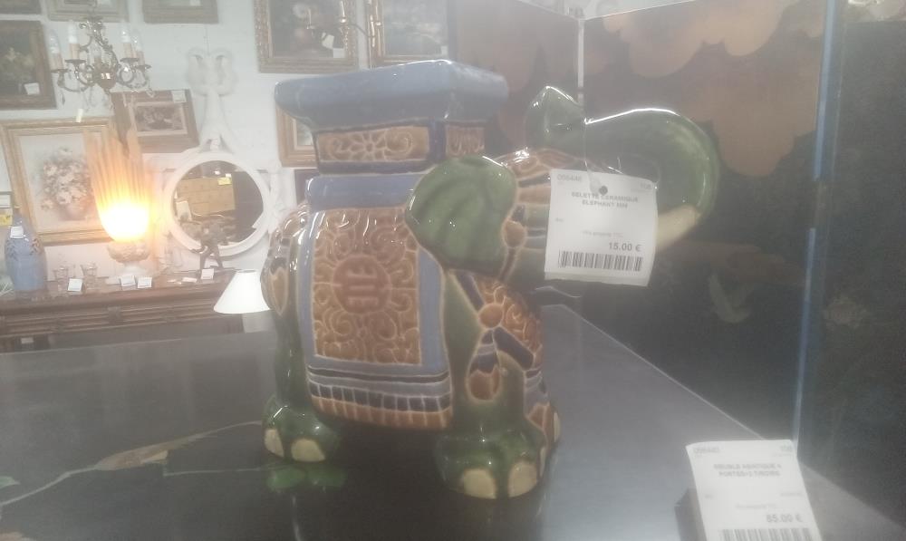 SELETTE CERAMIQUE ELEPHANT MM