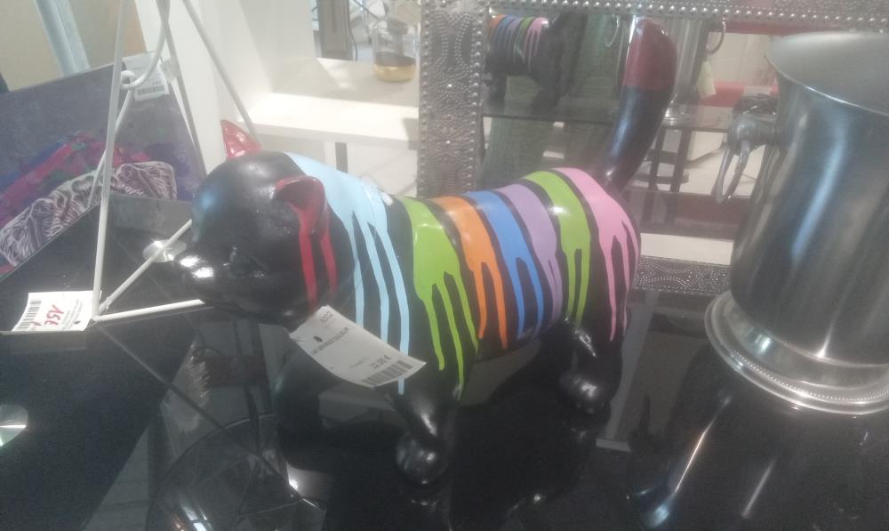 CHAT CERAMIQUE COULEUR