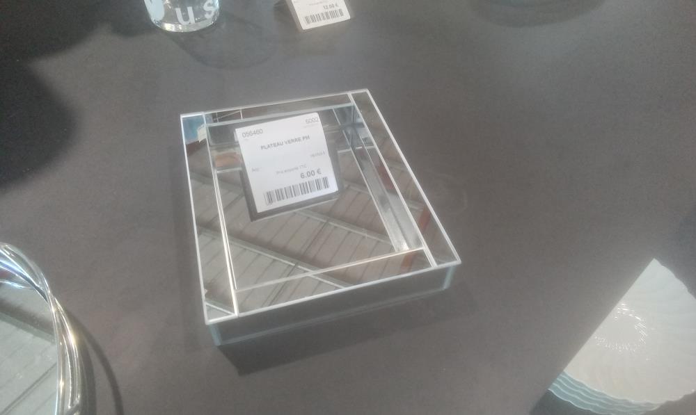 PLATEAU VERRE PM