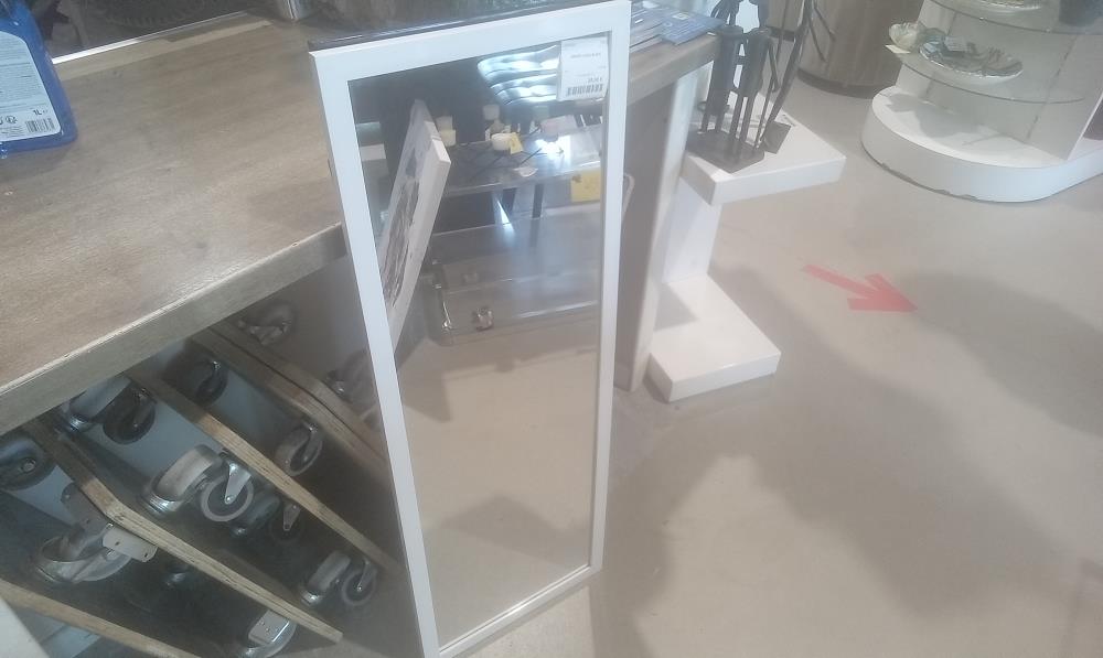 MIROIR LAQUE BLANC