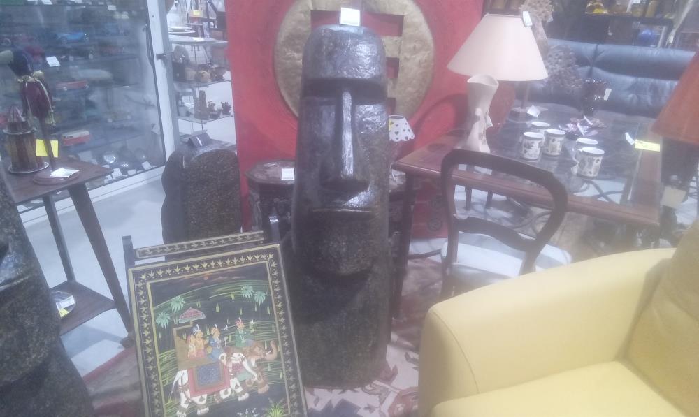 MOAI PIERRE RECONSTITUEE GGM