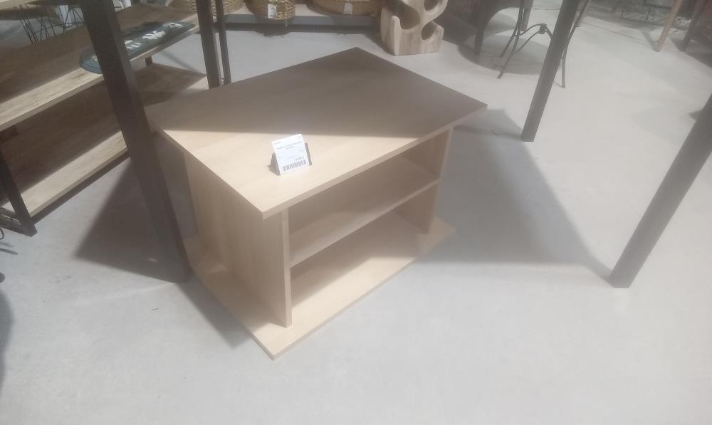 MEUBLE  OUVERT MELAMINE NATUREL