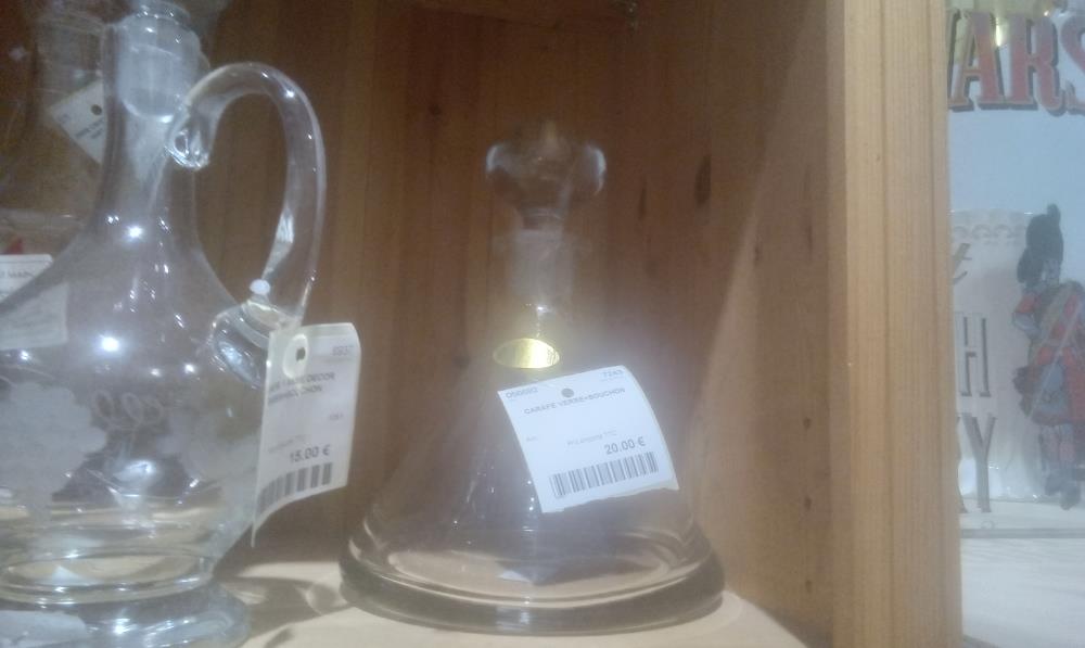 CARAFE VERRE+BOUCHON