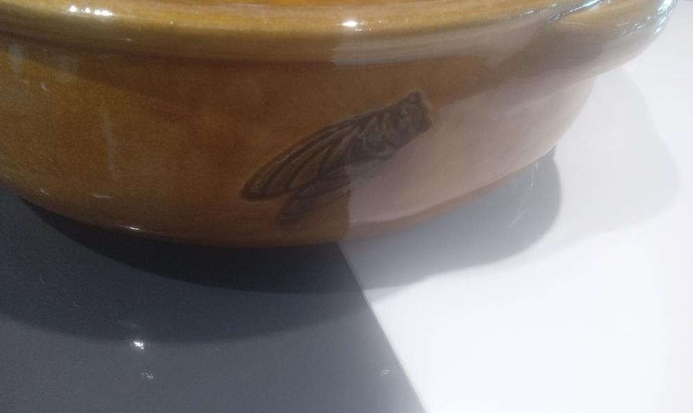 PLAT A CERAMIQUE DECOR CIGALE