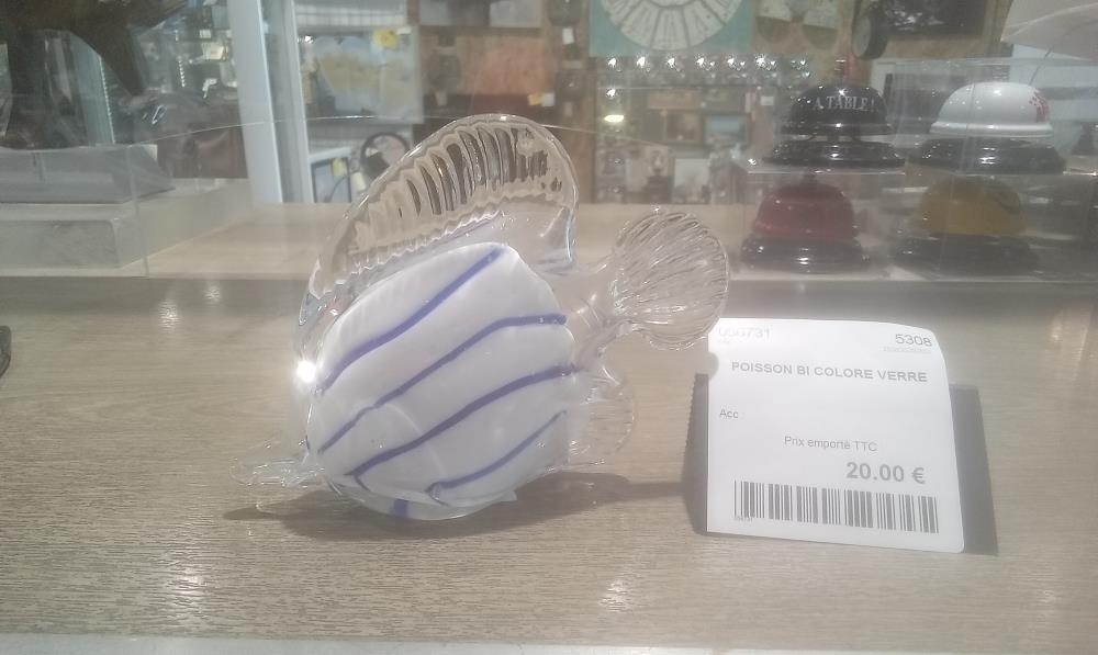 POISSON BI COLORE VERRE