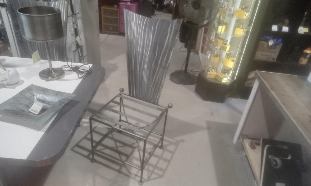 LOT DE 6 CHAISES FER FORGE