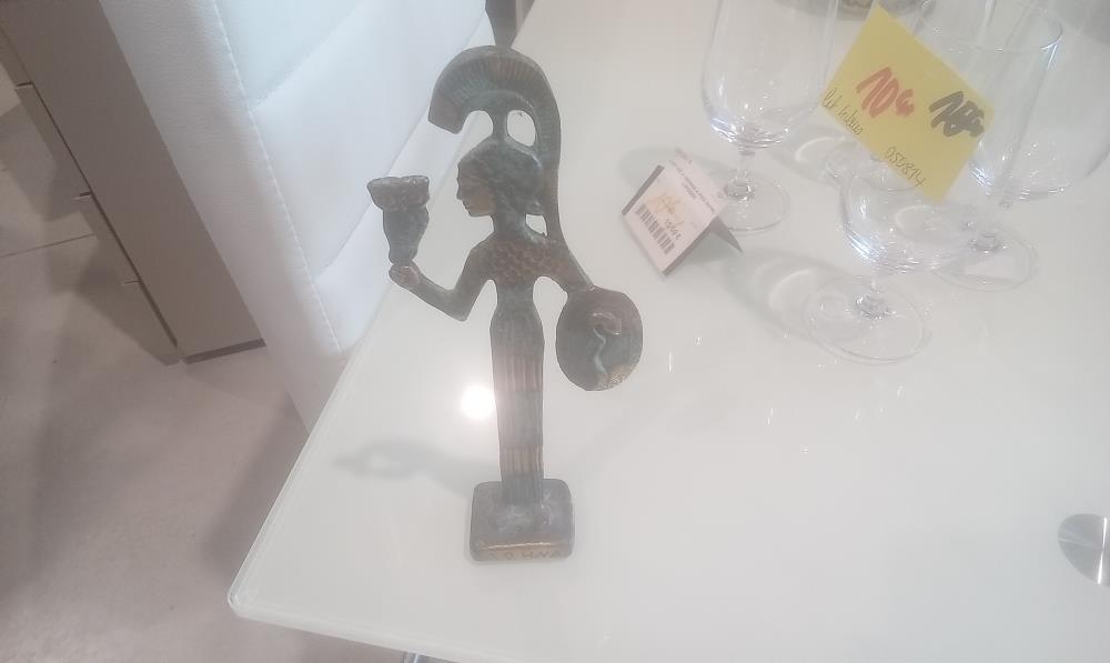 STATUE GRECQUE METAL