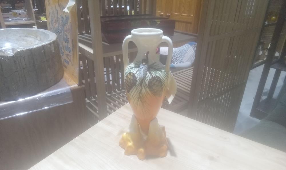 VASE CERAMIQUE 2 ANSES  STYLE SICARD 