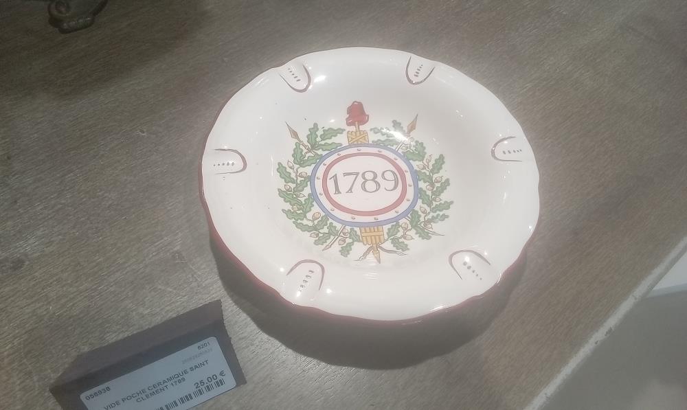 VIDE POCHE CERAMIQUE SAINT CLEMENT 1789