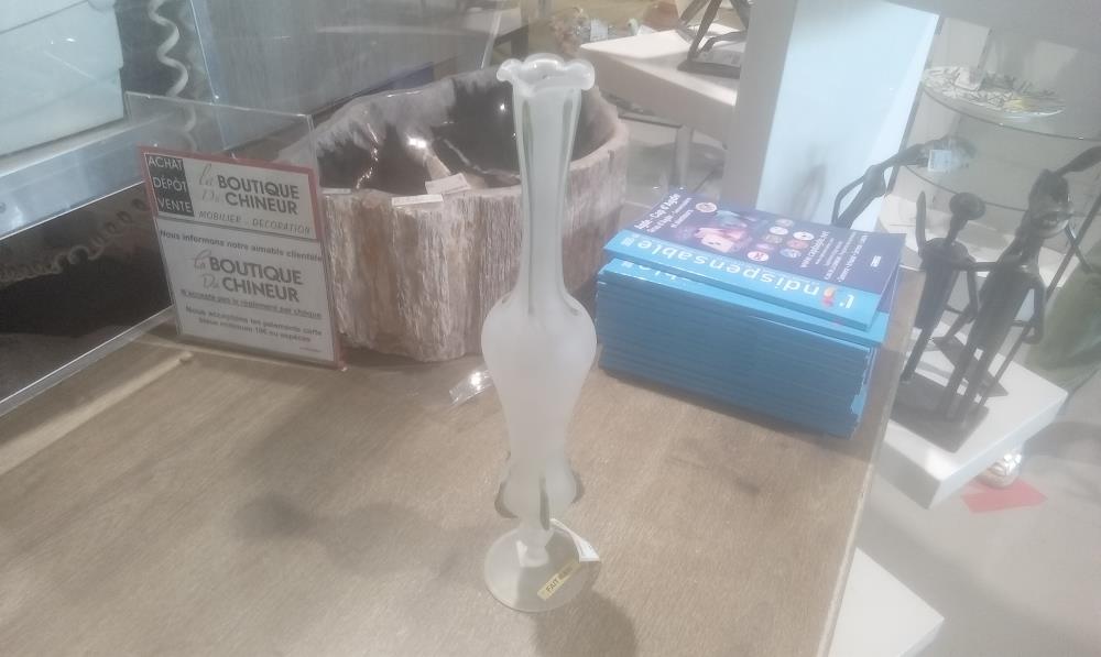 SOLIFLORE VERRE  FAIT MAIN