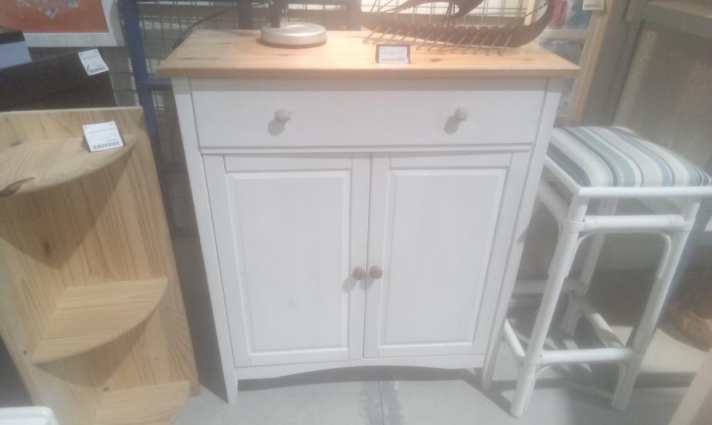 MEUBLE PLATEAU PIN EN L'ETAT 2P+2T