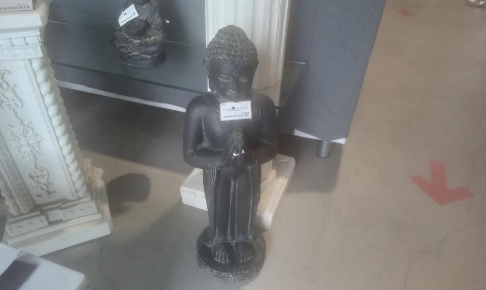 BOUDDHA DEBOUT 60 CM PÎERRE RECONSTITUEE