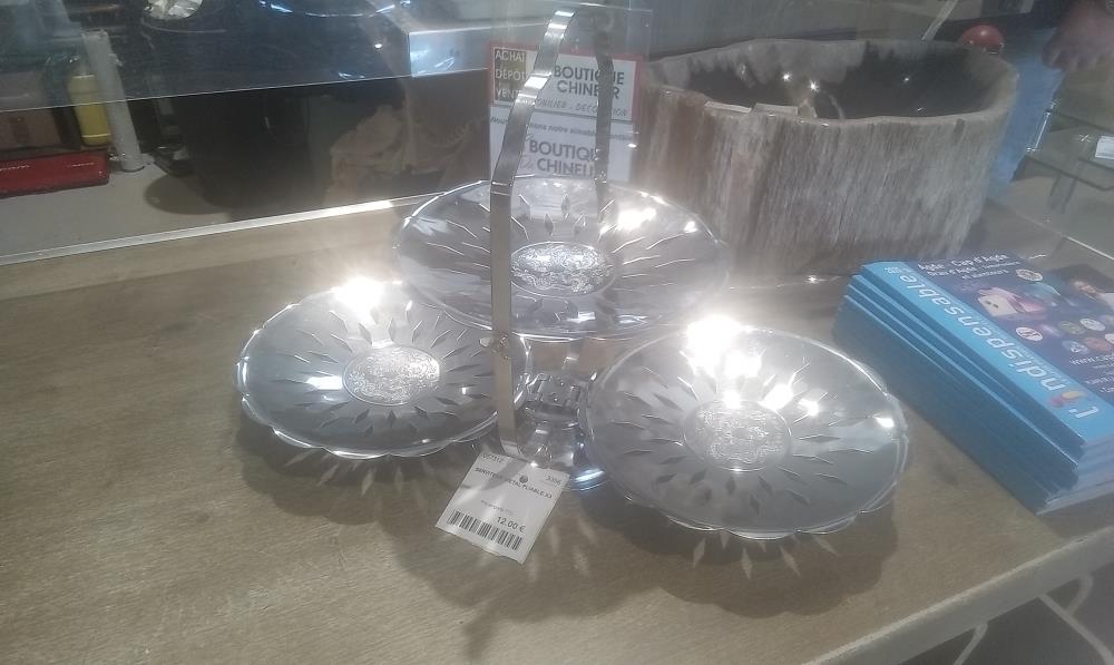 SERVITEUR METAL PLIABLE X3