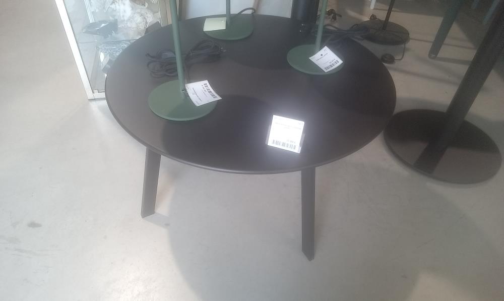 TABLE BASSE METAL DESIGN NOIRE