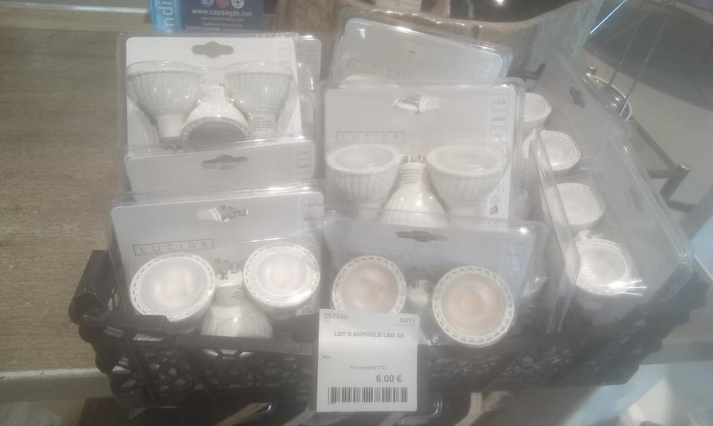 LOT D AMPOULE LED X3