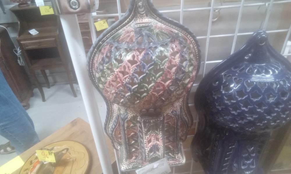 APPLIQUE MURALE STYLE ORIENTALE TERRE CUITE