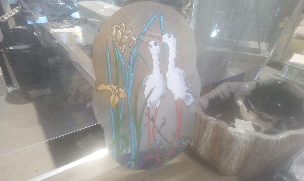VITRAIL DECOR CIGOGNE