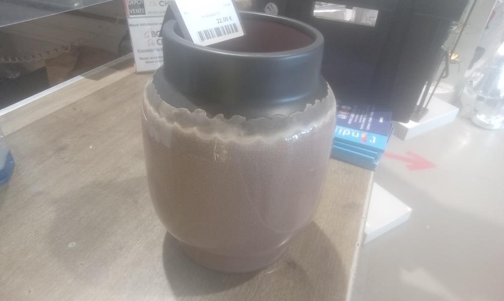 VASE CERAMIQUE DESIGN 3 TONS