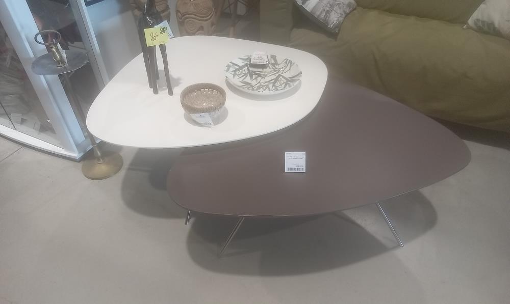 TABLE BASSE X2 DESIGN EN L'ETAT LEOLUX 2 TONS