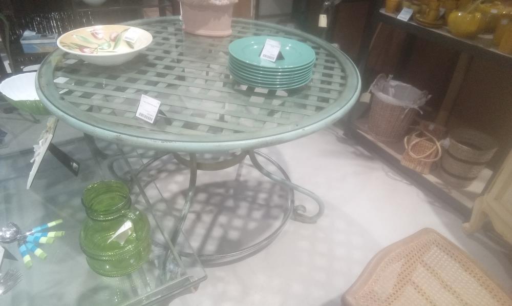 TABLE RONDE FER FORGE