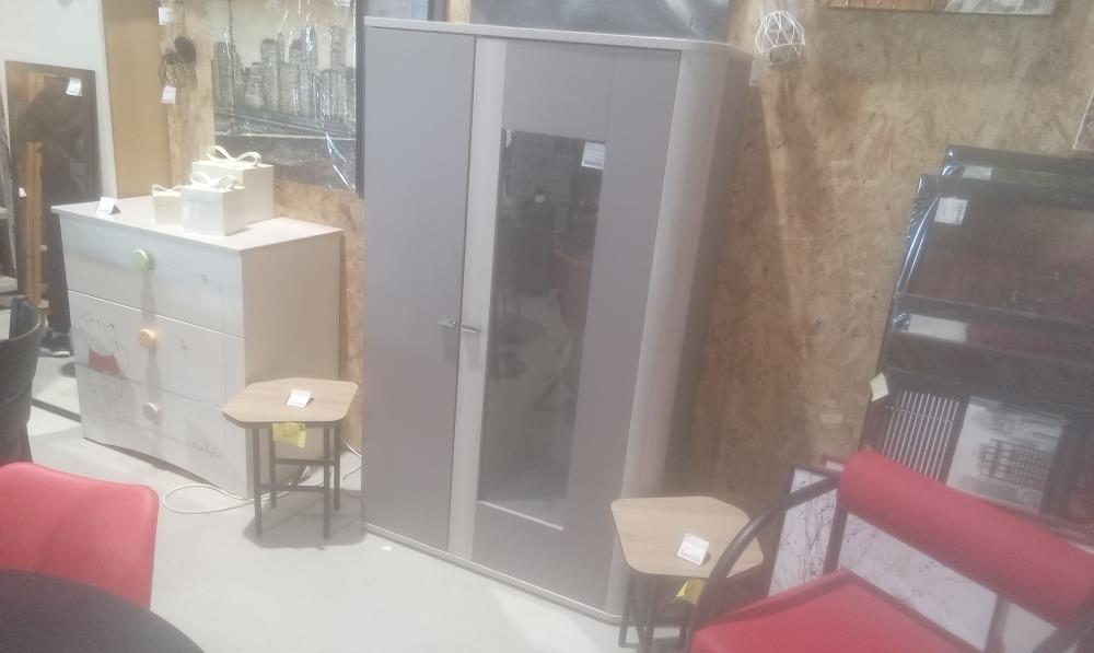 VITRINE MELAMINEE 2 PORTES