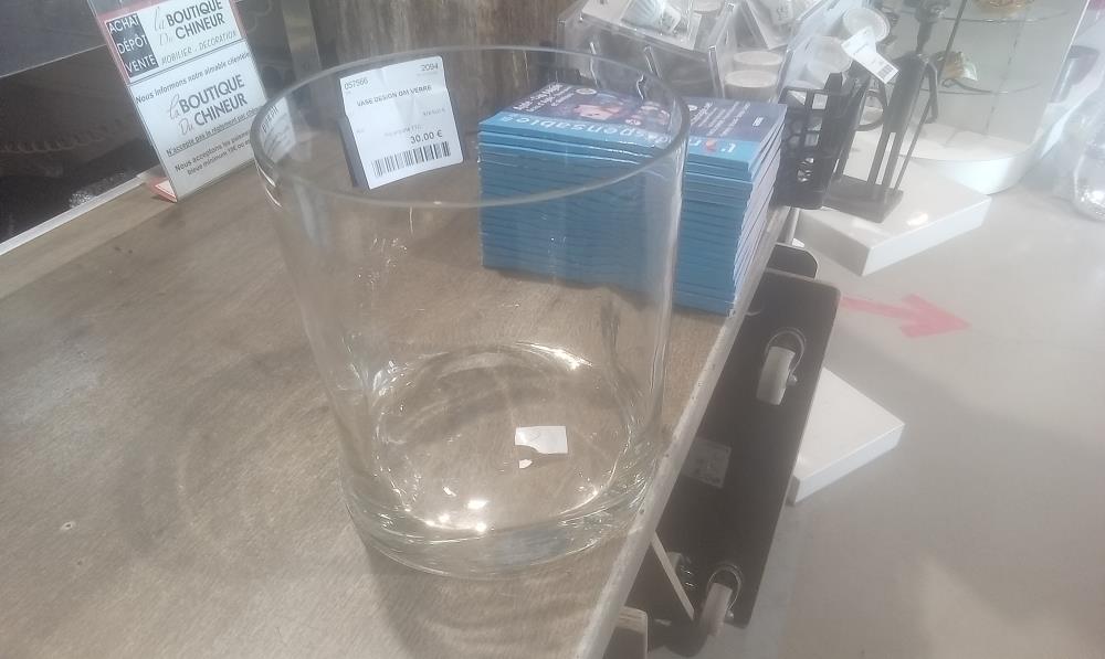VASE DESIGN GM VERRE