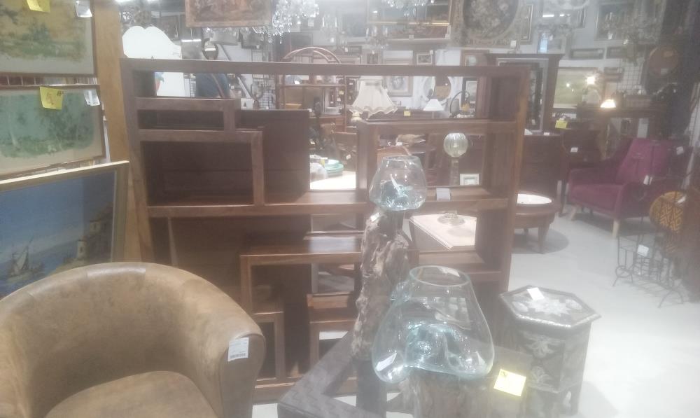 ETAGERE BOIS EXOTIQUE GM