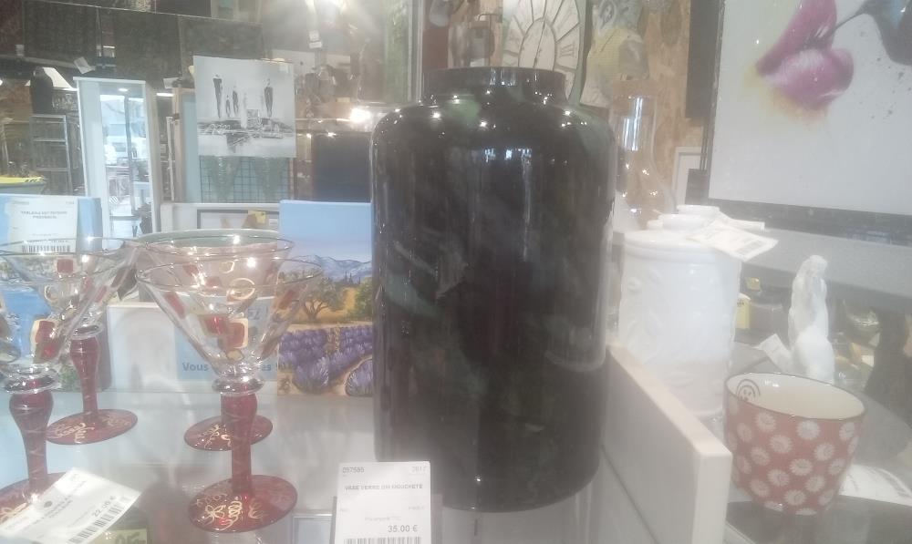 VASE VERRE GM MOUCHETE