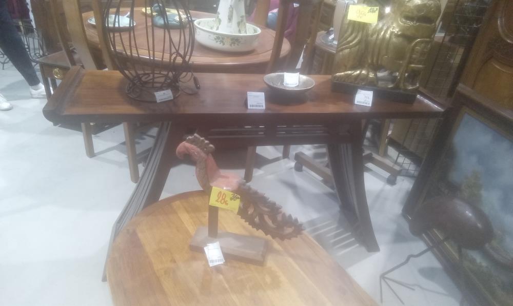 CONSOLE TECK MASSIF STYLE ASIATIQUE