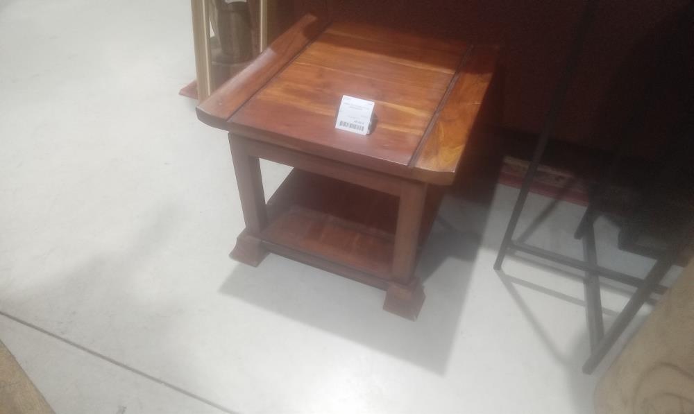 TABLE TECK MASSIF STYLE ASIATIQUE PM