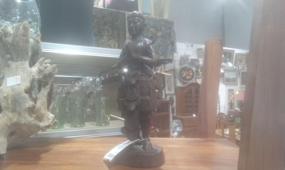 STATUE BOIS  STYLE BIRMANE