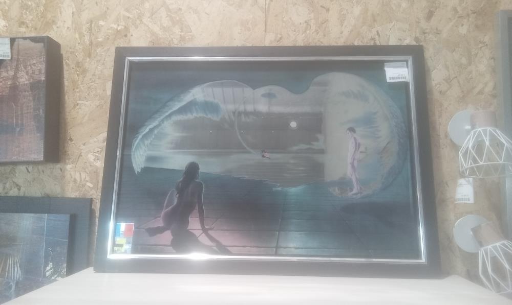 SOUS VERRE COUPLE AVEC MIROIR