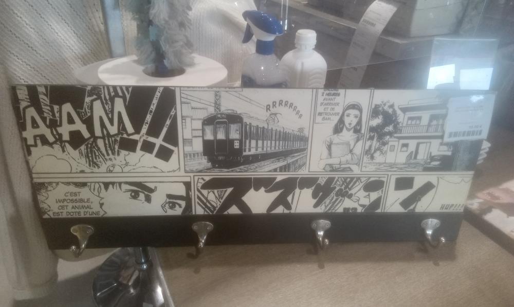 PORTE MANTEAU EN MELAMINE DECOR BD