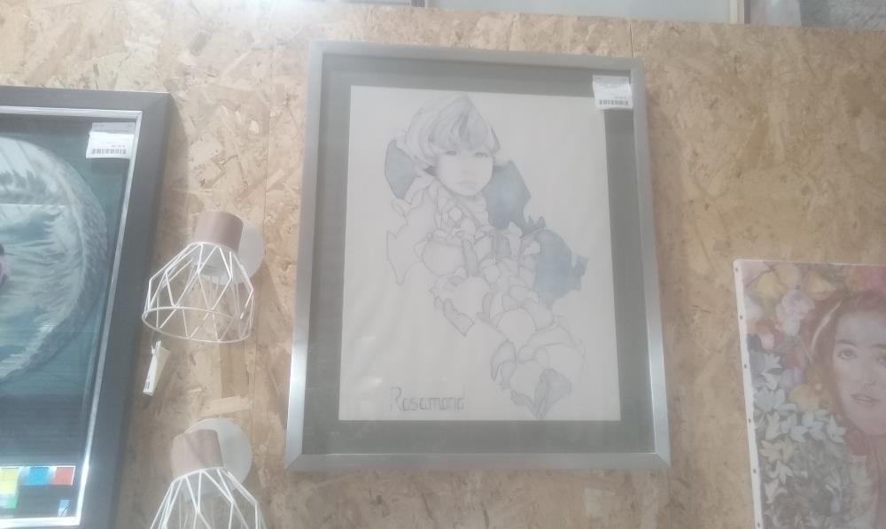 SOUS VERRE CADRE METAL ENFANT  CHRISTINE ROSAMOND