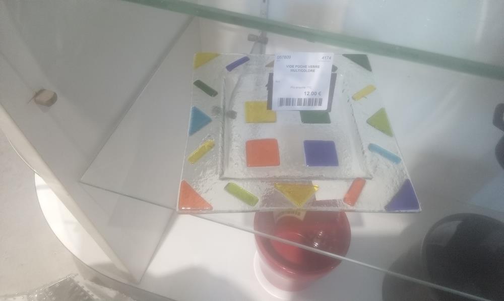 VIDE POCHE VERRE MULTICOLORE