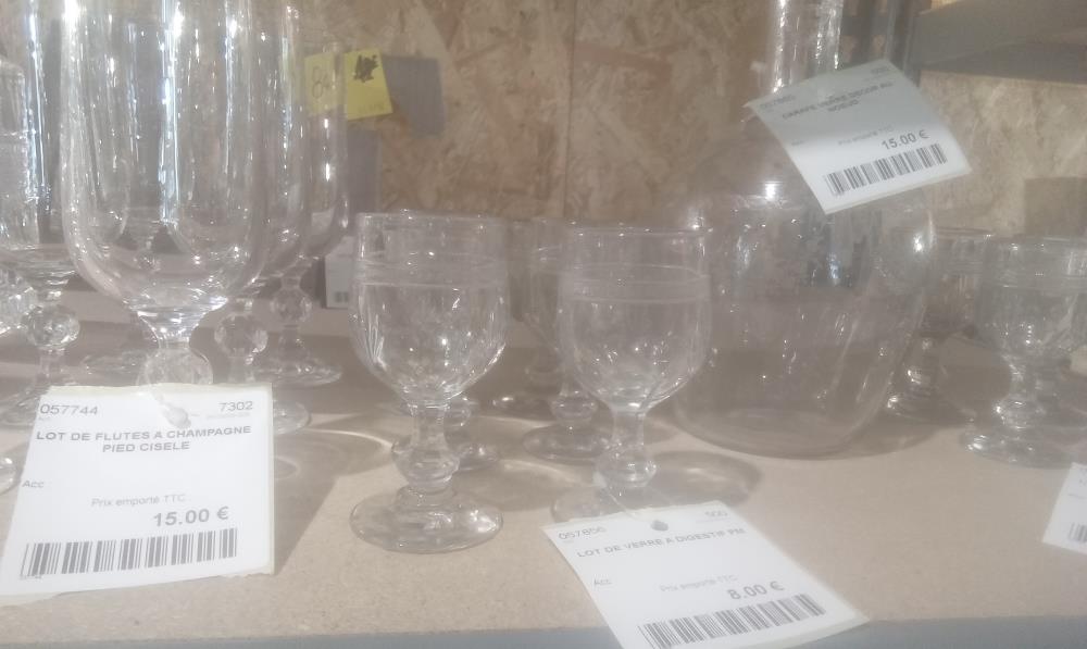 LOT DE VERRE A DIGESTIF PM