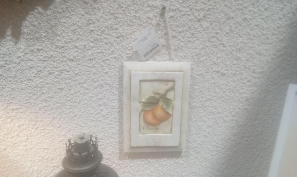 PLATRE MURAL DECOR ORANGE