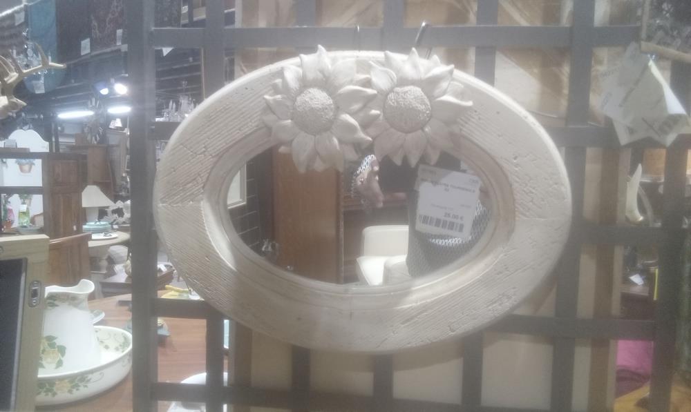 MIROIR PLATRE TOURNESOLS X2