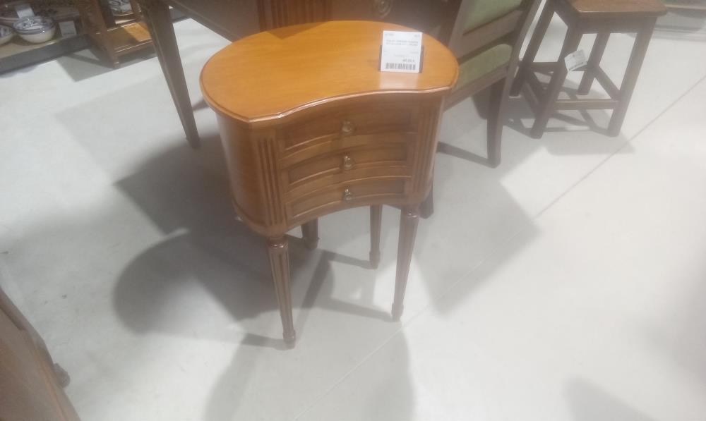 CHEVET MERISIER ROGNON STYLE LOUIS XVI 3 TIROIRS