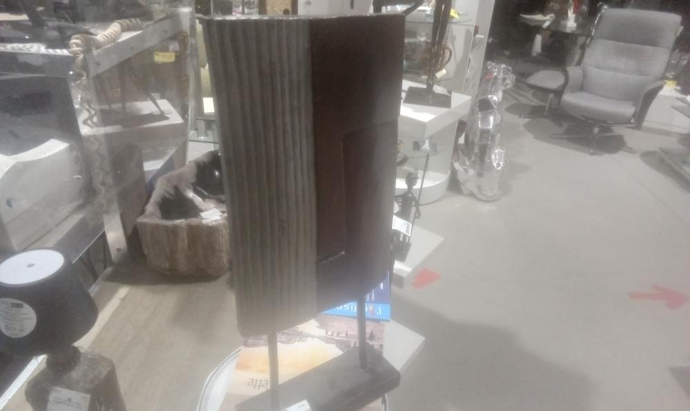 PANNEAU SCULPTE BOIS BI-COLORE
