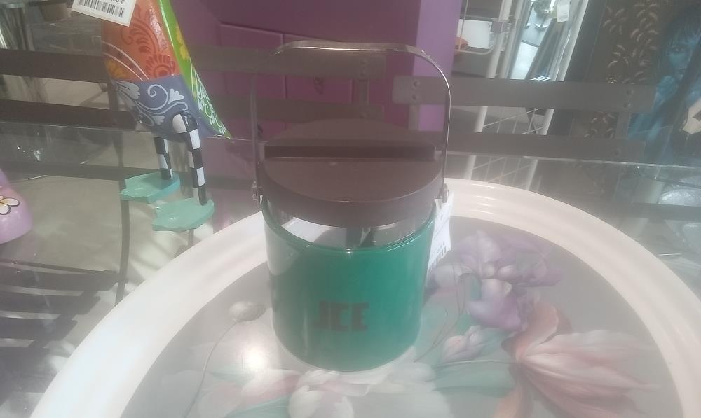 SEAU A GLACON VERT 1ANSE