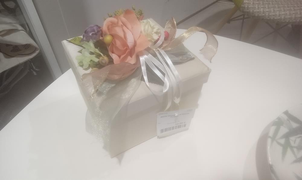 BOITE DECORATIVE DECOR FLORAL