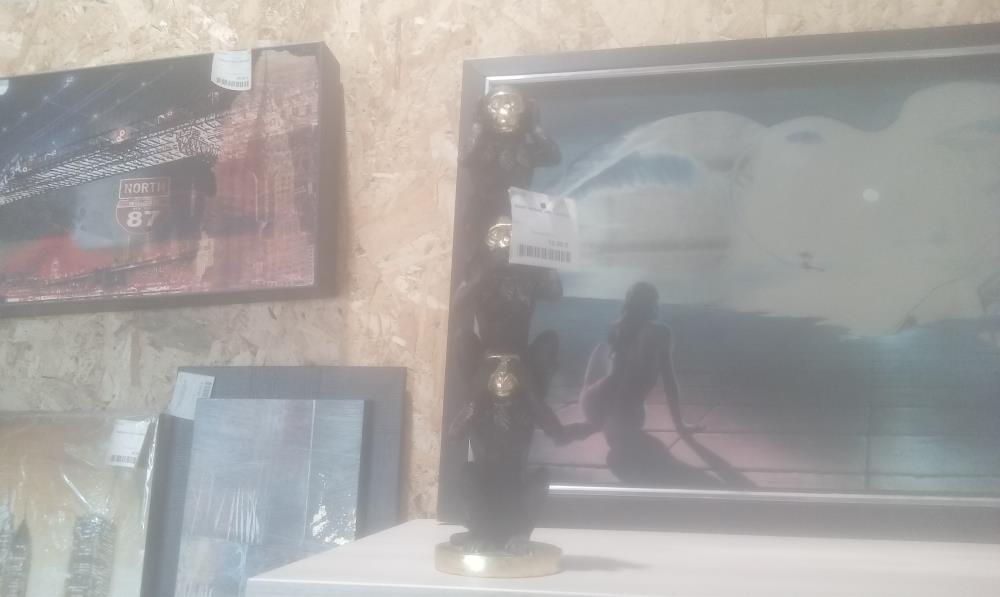 SUJET RESINE LES 3 SINGES