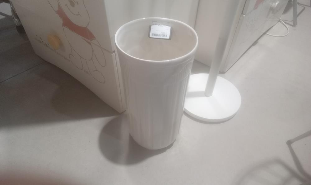 PORTE PARAPLUIE CERAMIQUE BLANCHE