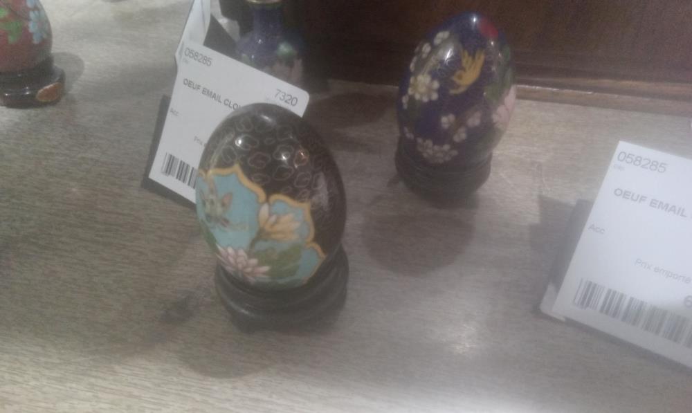 OEUF EMAIL CLOISONNE PM