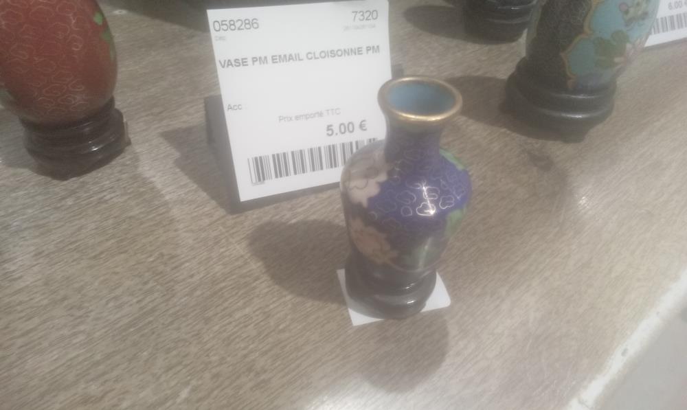 VASE PM EMAIL CLOISONNE PM