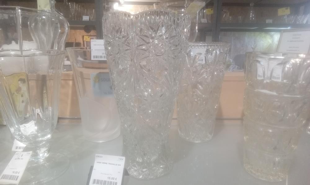 VASE VERRE TRAVAILLE GM