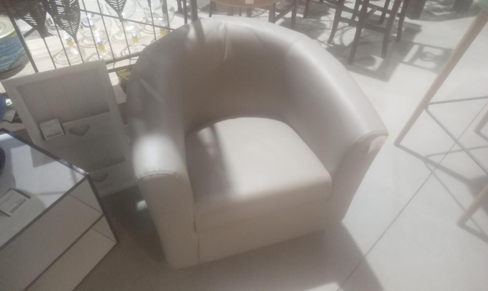 FAUTEUIL CLUB LOOK GRIS